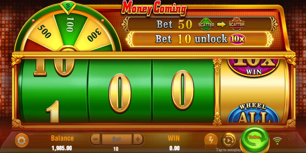 money coming demo playing