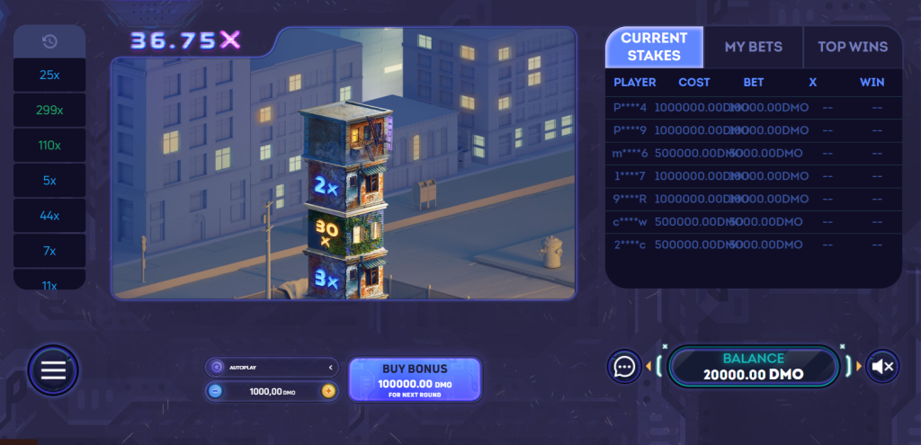 tower x demo playing